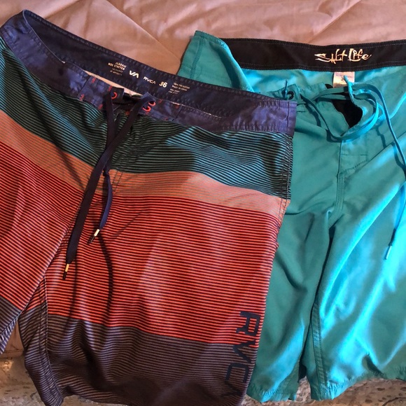 RVCA Swim Mens Bathing Suit Shorts Poshmark